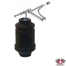 Rubber mount for wishbone, front, front