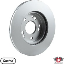 Brake disc, front, 284x22 mm, coated