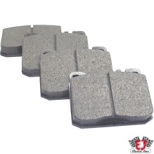 Brake pad set, front, 17.5 mm