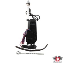 Antenna, automatic, 12V, chrome, right side installation only