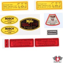 Sticker set for Porsche 356