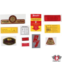 Sticker set, 11 pieces