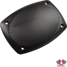 Loudspeaker grille in parcel shelf, black