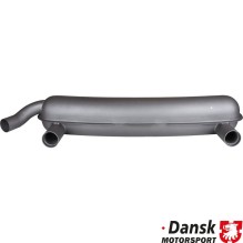 Exhaust rear, RSR street/racing, with one Ø60 mm OE tail pipe or two Ø70 mm racing tail pipes. 92.213 needed for fitting ...