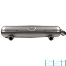 Exhaust rear, Sport, with one Ø70 mm tail pipe. Made of stainless steel. With TüV/EEC approval