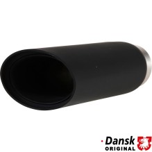 Tail pipe. Made of matt black powder-coated stainless steel