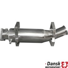 Intermediate exhaust, Sport (catalytic converter without ceramic insert). Made of polished stainless steel