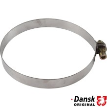 Exhaust metal band, 648 mm, right, stainless steel