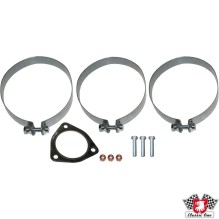 Mounting kit with 3 straps, 1 gasket, bolts & nuts for exhaust rear (92.201/92.201S/92.201OE/92.501/92.502S/92.502SL/92.5...