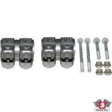 Mounting kit for exhaust rear. The kit includes clamps, nuts and bolts
