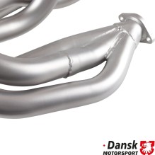 Racing heat exchanger without heating function, Ø45 mm outside, left. Made of stainless steel. Modification can be needed