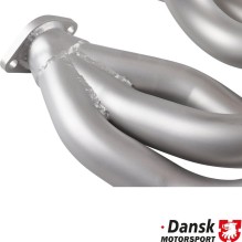 Racing heat exchanger without heating function, Ø45 mm outside, right. Made of stainless steel. Modification can be needed