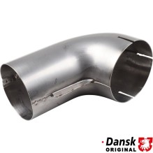 Elbow connector for heat exchanger. Made of stainless steel