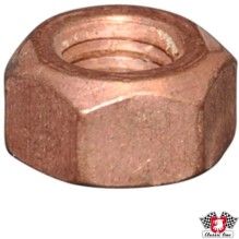 Lock nut, M8x1.25, CU plated