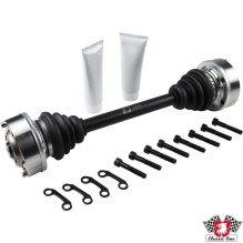 Drive shaft, complete with boots and bolts, rear, left/right, new