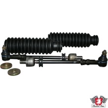 Tie rod kit with boots, left/right