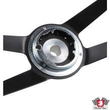 Steering wheel, faux wood, Ø420 mm (16.5