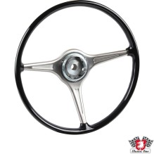 Steering wheel, black, Ø420 mm (16.5