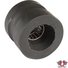 Bushing with needle roller bearing for steering shaft