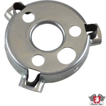 Locking bayonet for steering wheel horn, for butterfly/hockey puck button