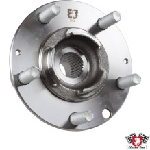 Wheel hub with wheel bolts, rear