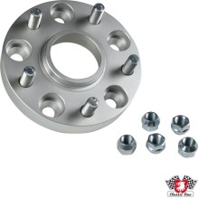 Wheel spacer with studs and nuts, 25 mm, 1piece