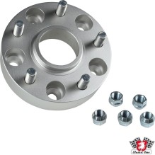 Wheel spacer with studs and nuts, 38 mm, 1 piece