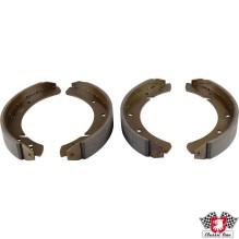 Brake shoe set with linings, front/rear, 40 mm