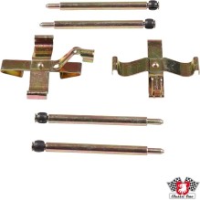 Brake pad hardware kit, rear