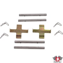 Brake pad hardware kit, rear