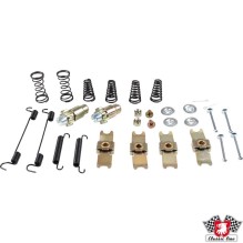 Hardware kit for parking brake shoes
