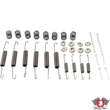 Hardware kit for brake shoe, front/rear