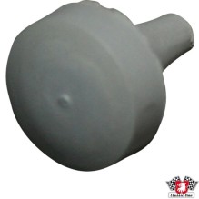 Rubber stop for bonnet and tailgate