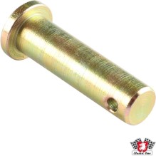 Retaining pin for gas spring for bonnet and engine lid