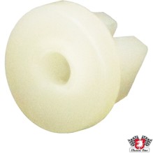 Expanding nut for license plate holder, plastic