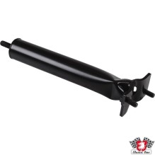 Bumper impact tube, short, front, black