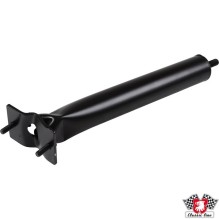 Bumper impact tube, long, rear, black