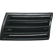 Front grille, plastic, black, left