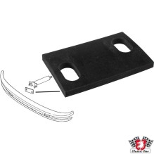 Rubber base seal for bumper shock