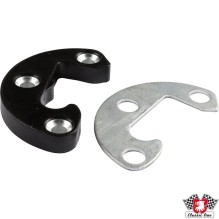 Striker plate for door, black, left