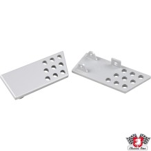 Door handle set, inner, alu, with holes, left/right