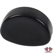 Knob for heater control, black