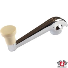 Window winder handle with ivory knob, left/right