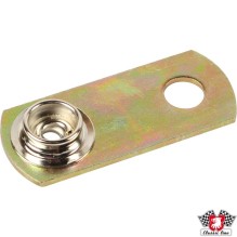 Stud plate for boot carpet retainer 