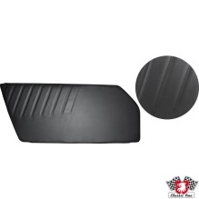 Interior door panel, vinyl, black, left