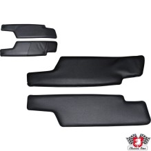 Sun visor set, black/black, left/right, without bracket and clips