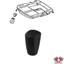 Knob for seat runner adjustment, black