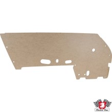 Interior door panel without lining, with cut-outs, left/right