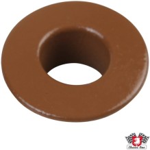 Trim guide for seat headrest runner, light brown. 4 pieces needed per car