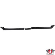 Knee pad set under dashboard including ash tray handle, black, 3 pieces kit